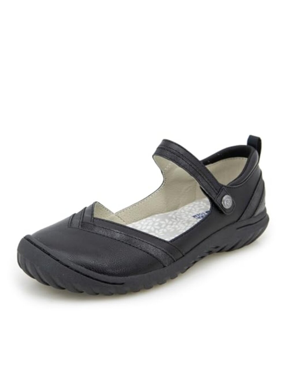 Womens Raven Mary Jane Flat Memory Foam Cushioned Hook & Loop Casual Walking